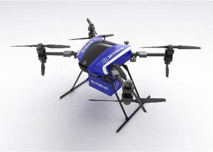 SkyDrive社が両輪で開発を進める、有人機の空飛ぶクルマと無人機のカーゴドローン