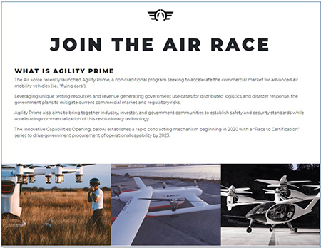 Agility Primeは空飛ぶクルマの商業化支援を狙う