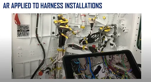 AR APPLIED TO HARNESS INSTALLATIONS